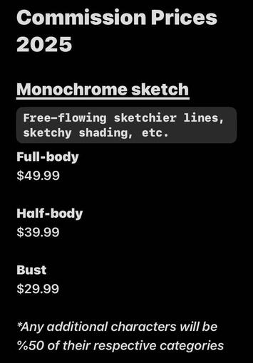 Sketch prices